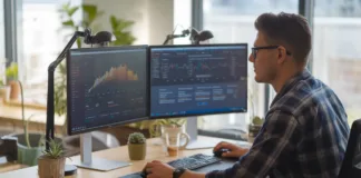 Core Web Vitals i ich wpływ na pozycje w Google Wizualizacja optymalizacji strony internetowej, pokazująca wpływ Core Web Vitals na pozycje Google w wynikach wyszukiwania