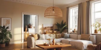 Lampy wiszące do salonu – idealne oświetlenie na każdą okazję Stylowe lampy wiszące w eleganckim salonie, różnorodne kształty i materiały, idealne oświetlenie do Twojego wnętrza